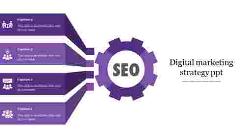 digital marketing strategy ppt-Purple